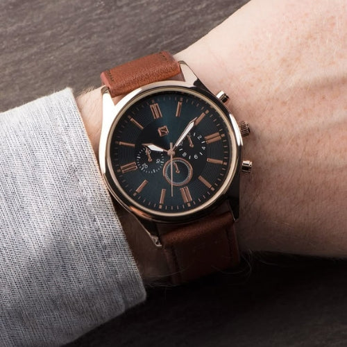 Leather & Rubber Strap