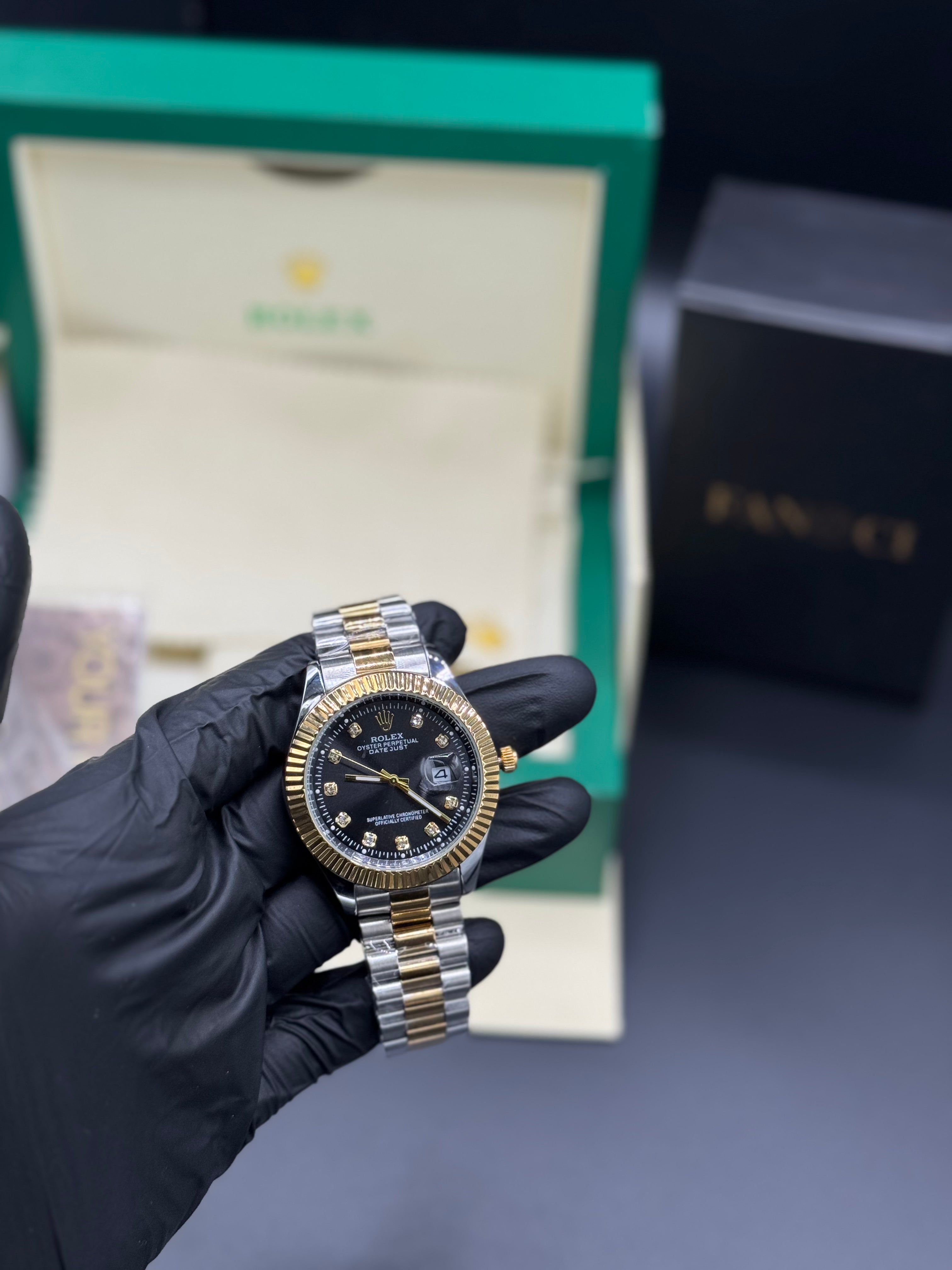 Rolex Date-Just Black