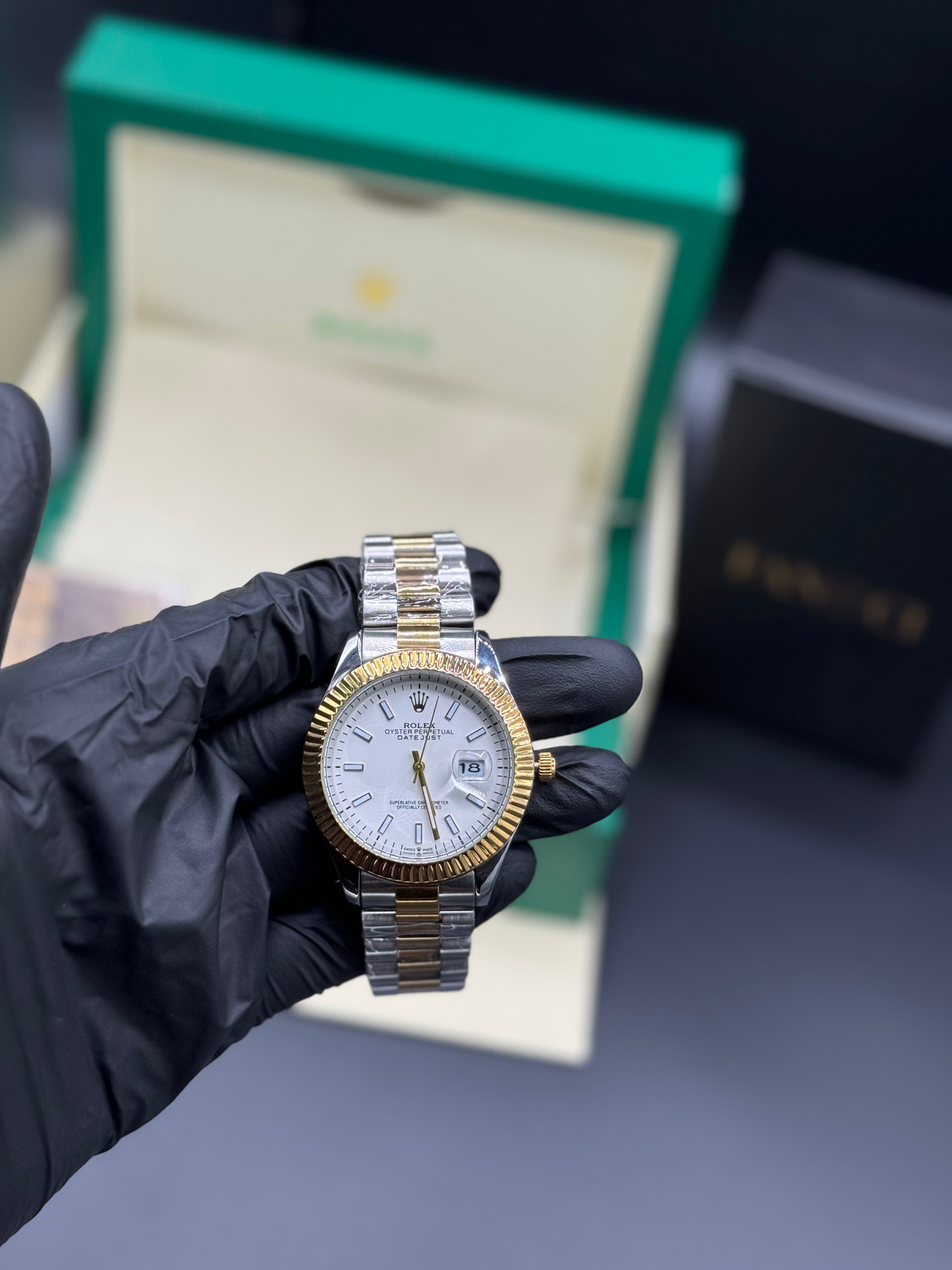 Rolex Date-Just Clear