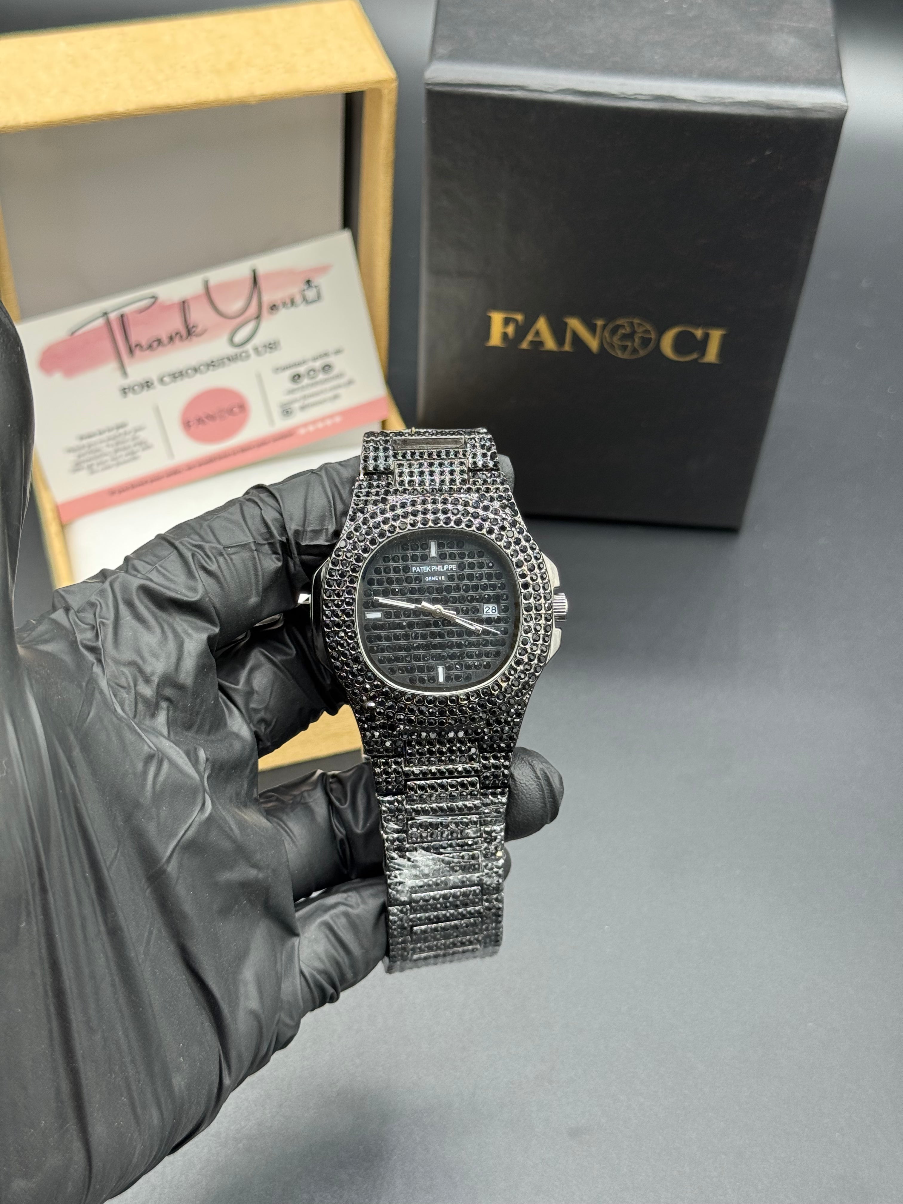 Patek Phillip Ice-Toned Black