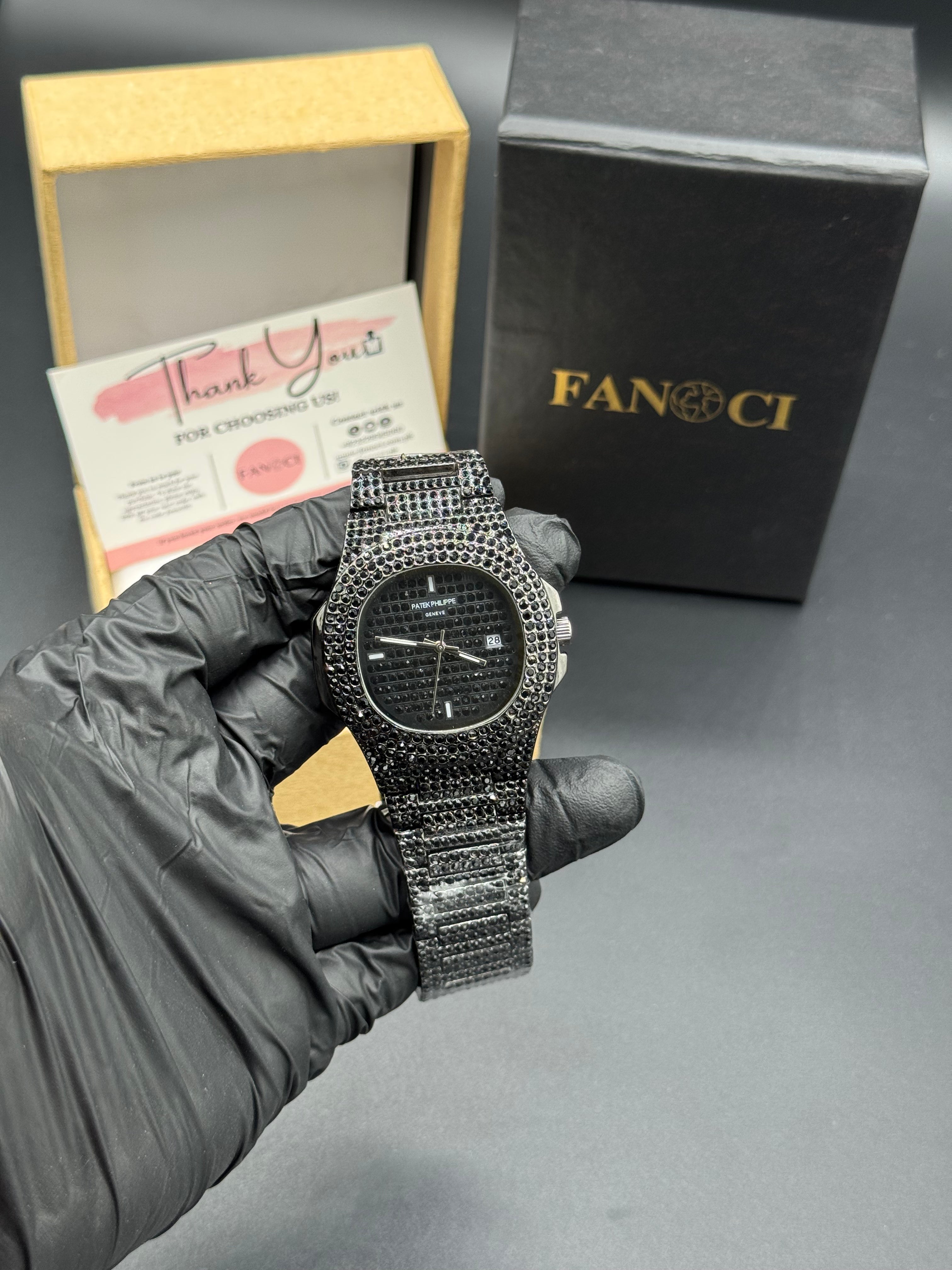 Patek Phillip Ice-Toned Black