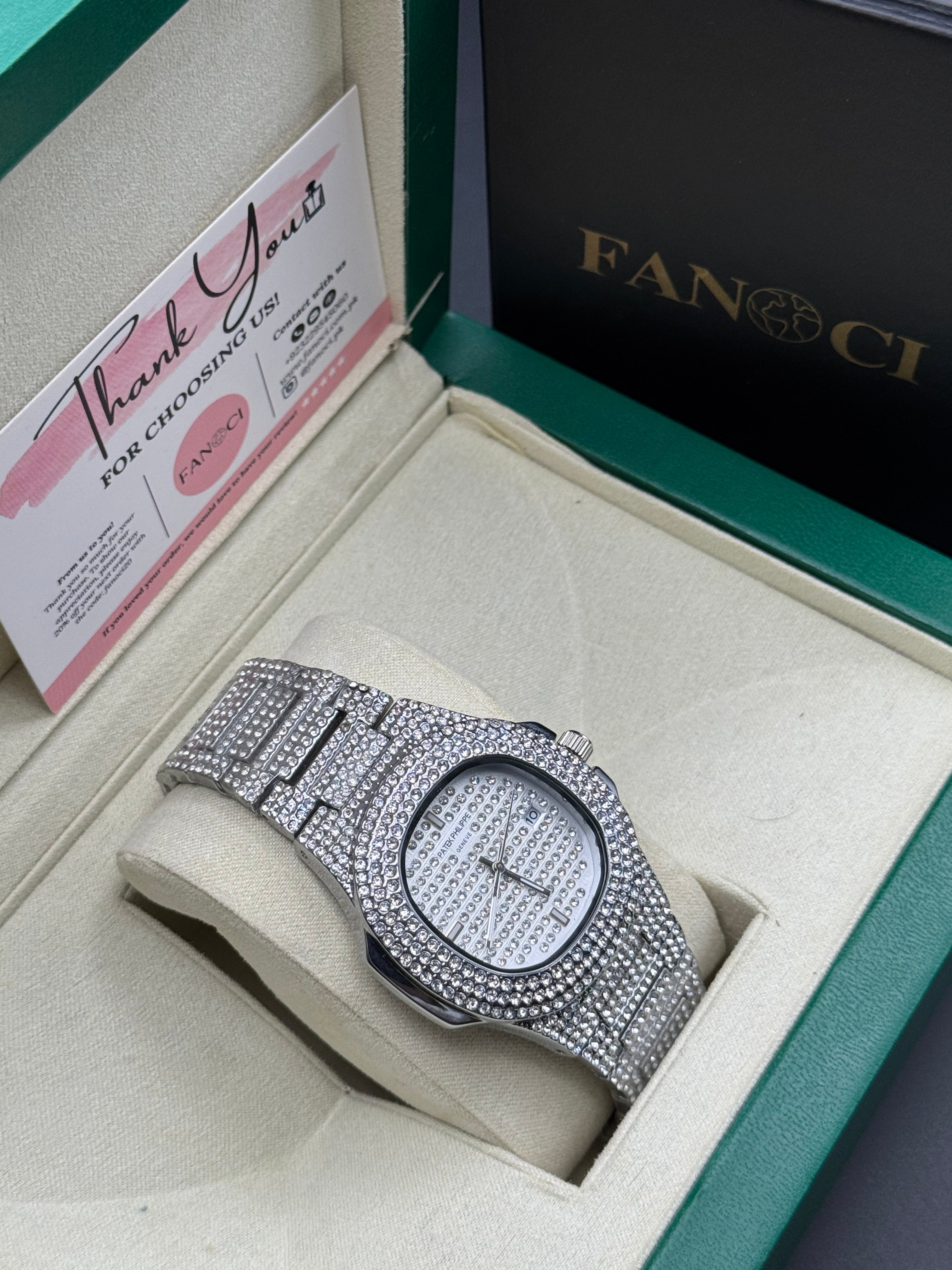 Patek Phillip Iced-Toned Silver