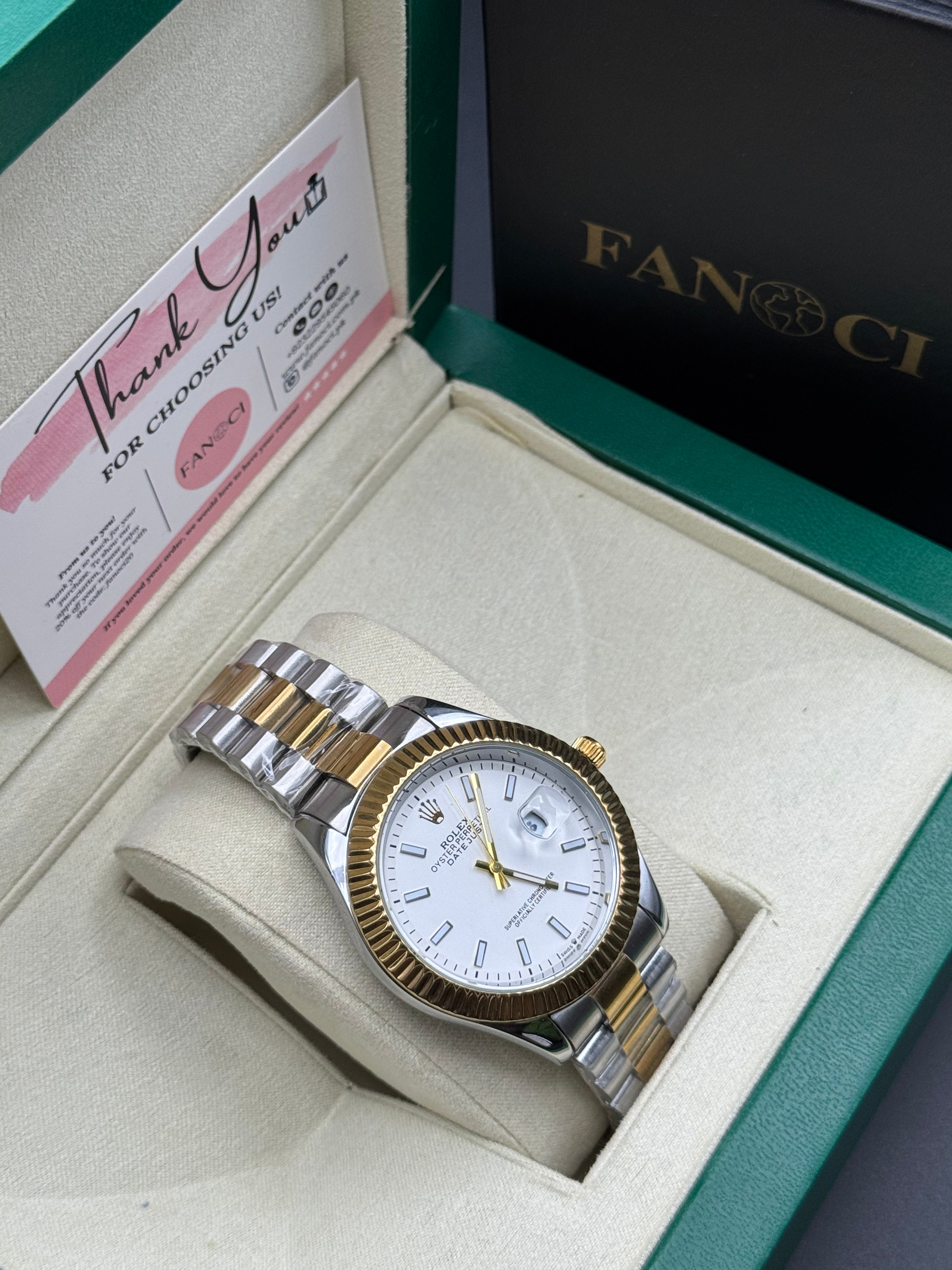 Rolex Date-Just Clear