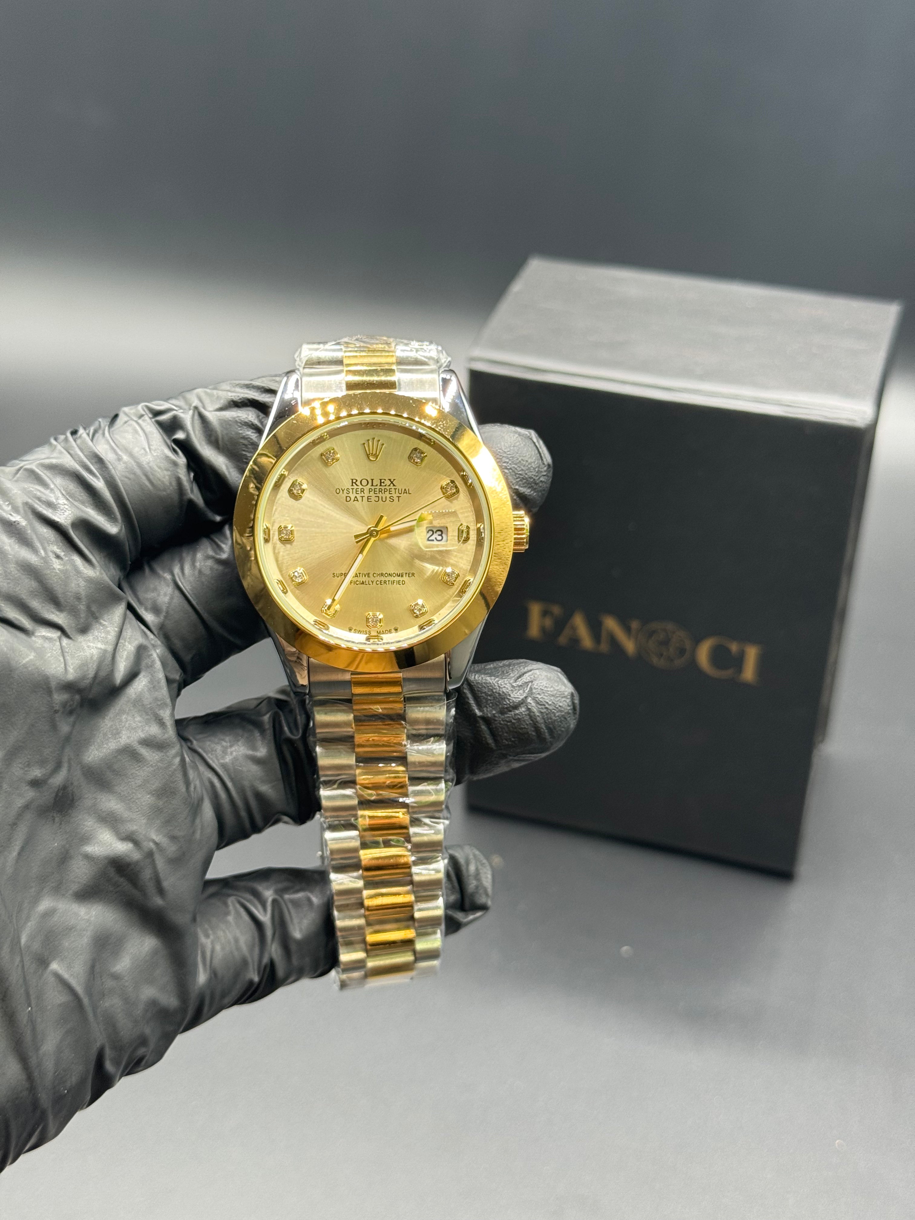 Rolex Date Just Golden Dial