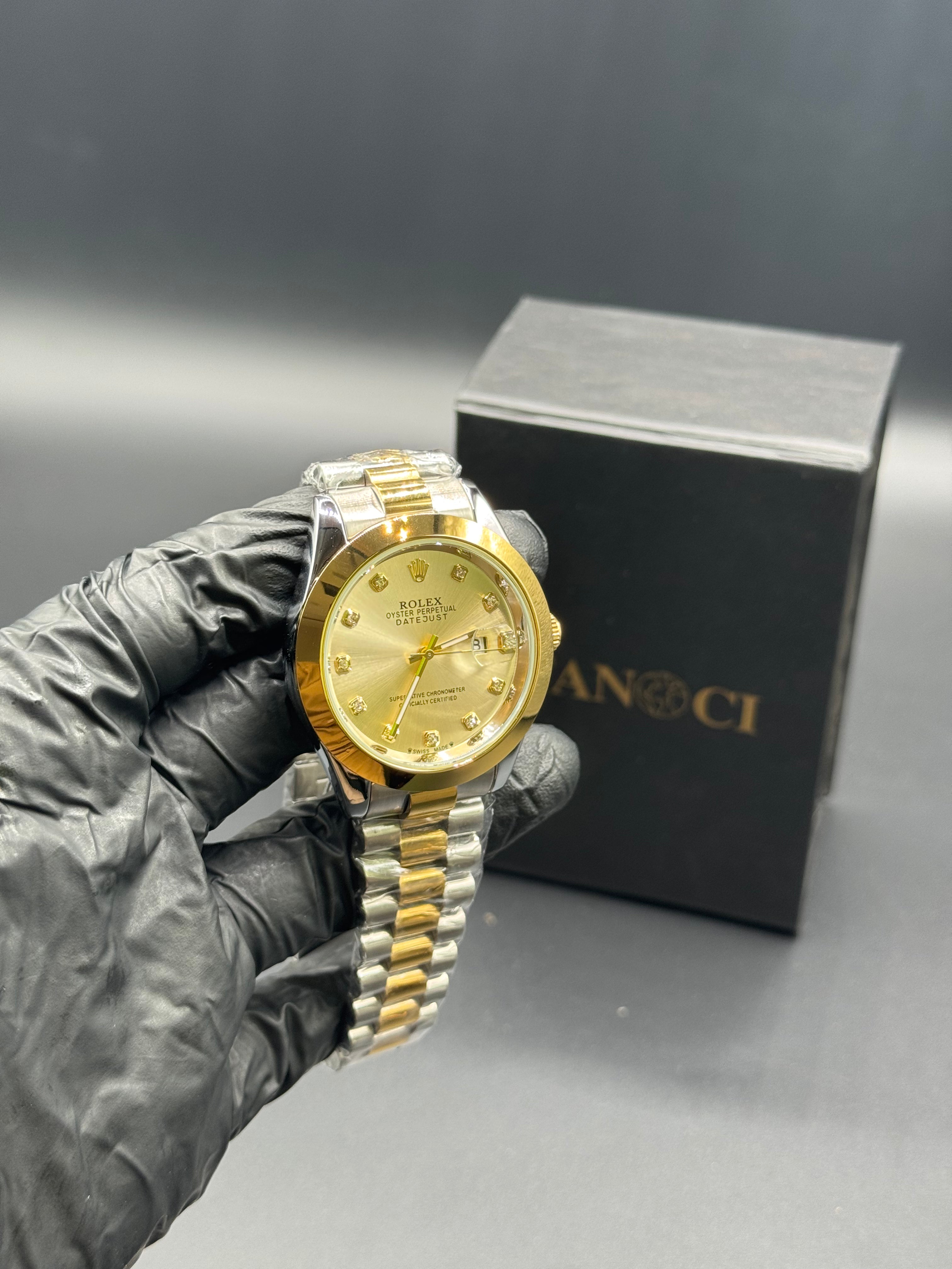 Rolex Date Just Golden Dial